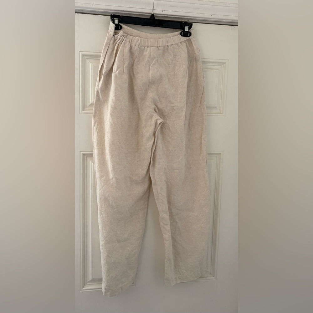 Women’s Linen Drawstring Pants - Picture 4 of 9